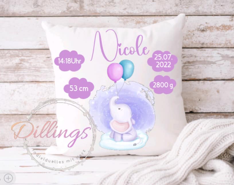 Babykissen personalisiert
