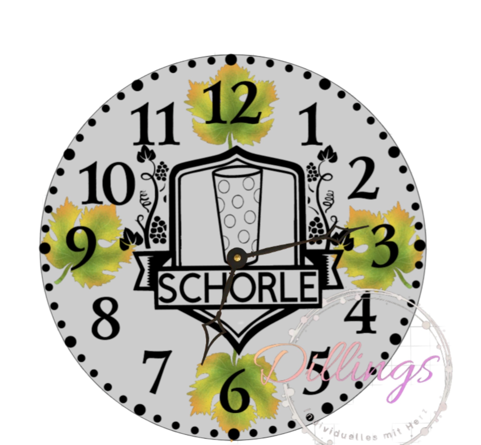 Glaswanduhr Pfälzer Motive – Bild 6