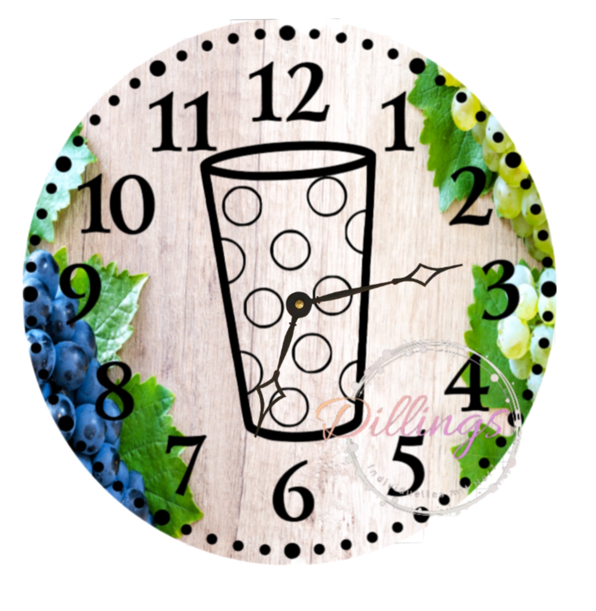 Glaswanduhr Pfälzer Motive – Bild 5