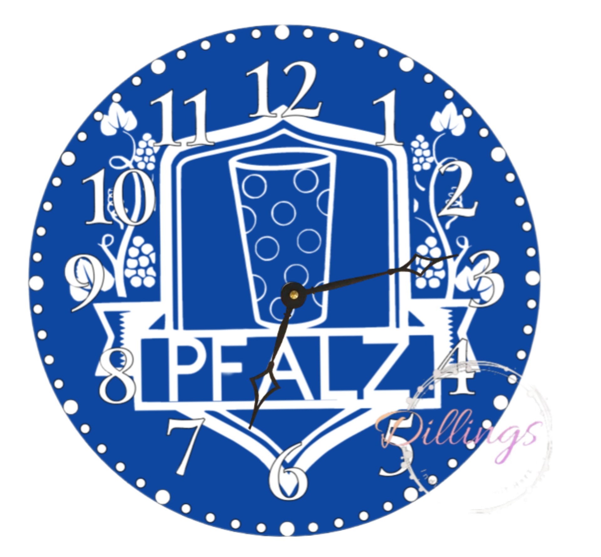 Glaswanduhr Pfälzer Motive – Bild 4