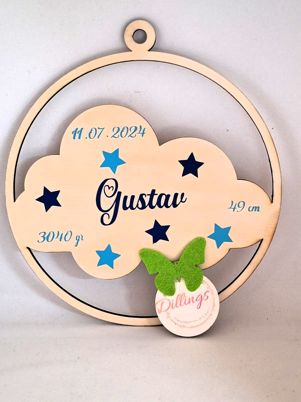 Namensschild aus Holz – Bild 3