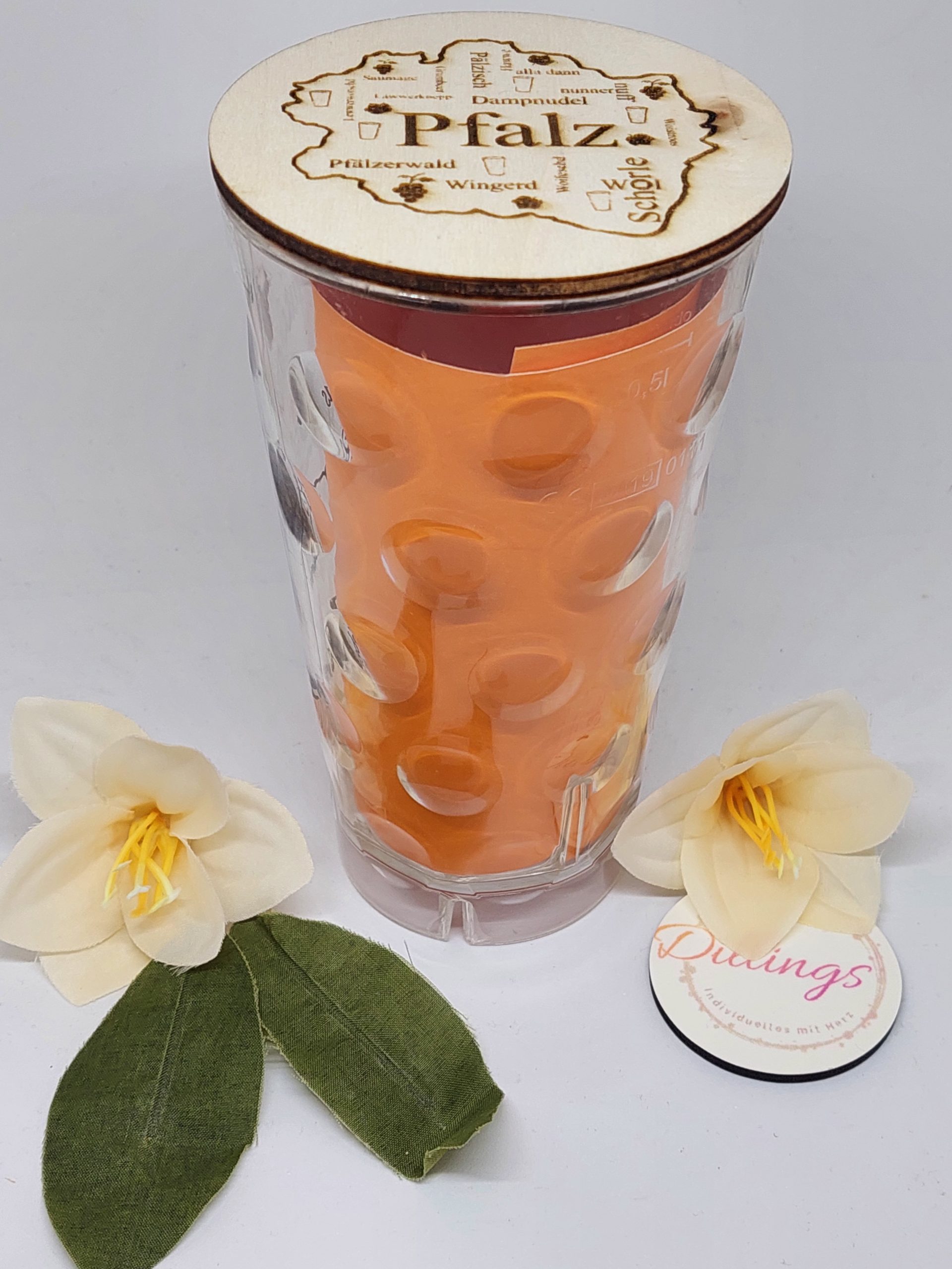 Deckel Holz Dubbe Glas