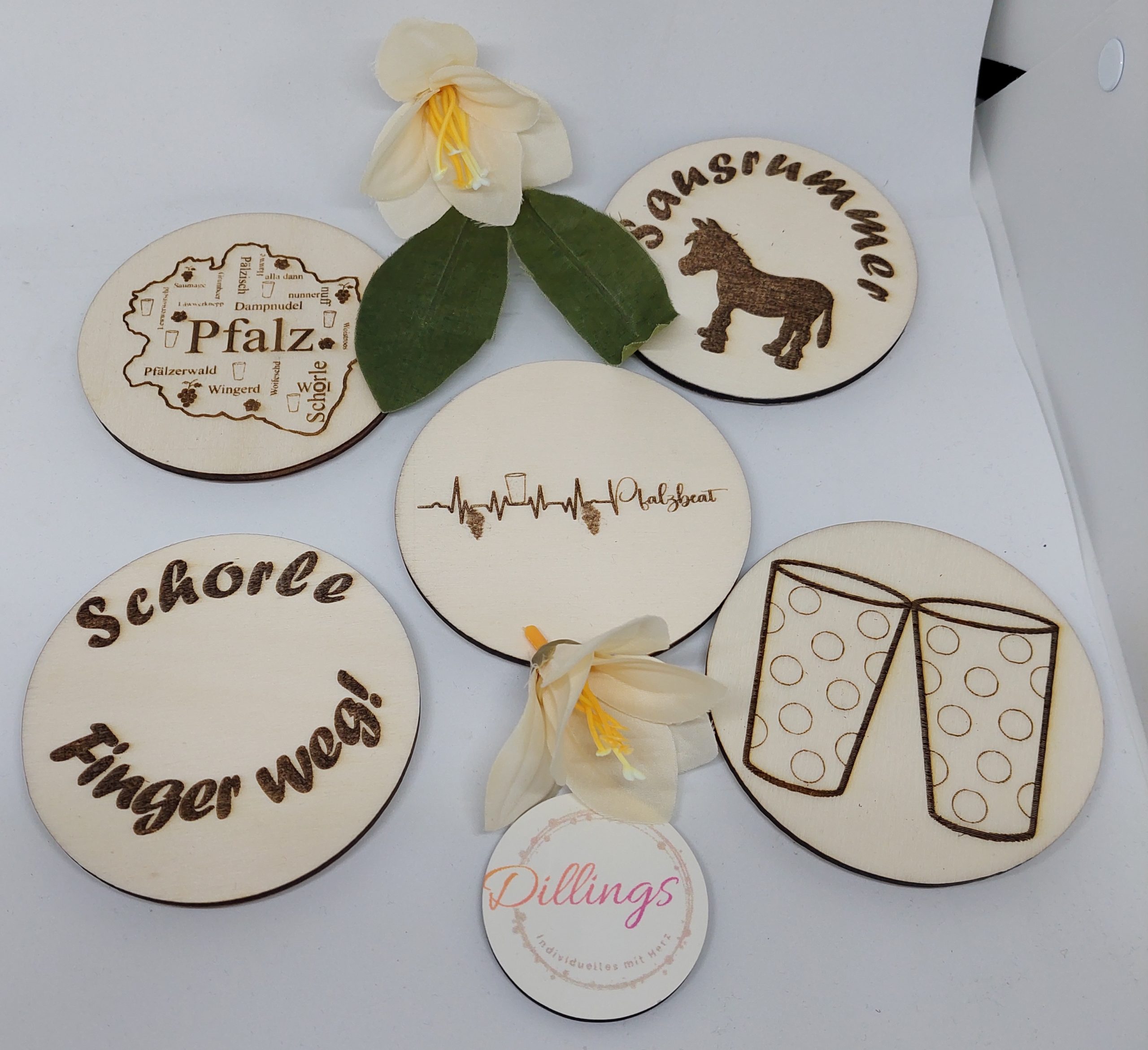 Deckel Holz Dubbe Glas – Bild 3