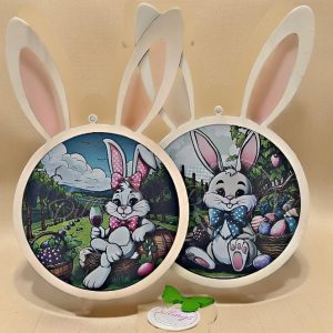 Fenster Bild Osterhase