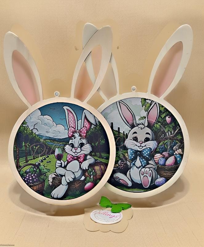 Fenster Bild Osterhase