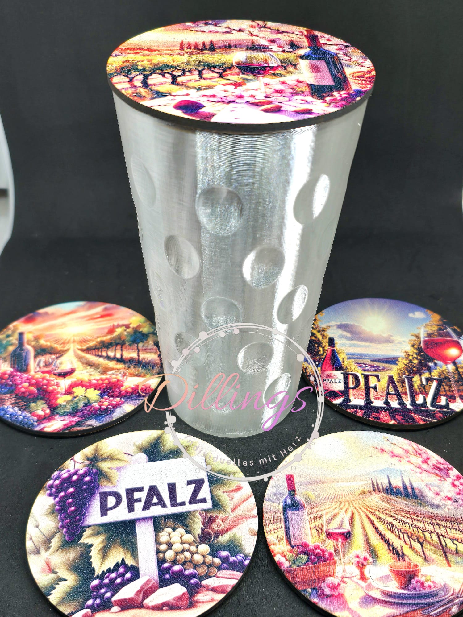 Dubbeglas Deckel Farbig – Bild 3