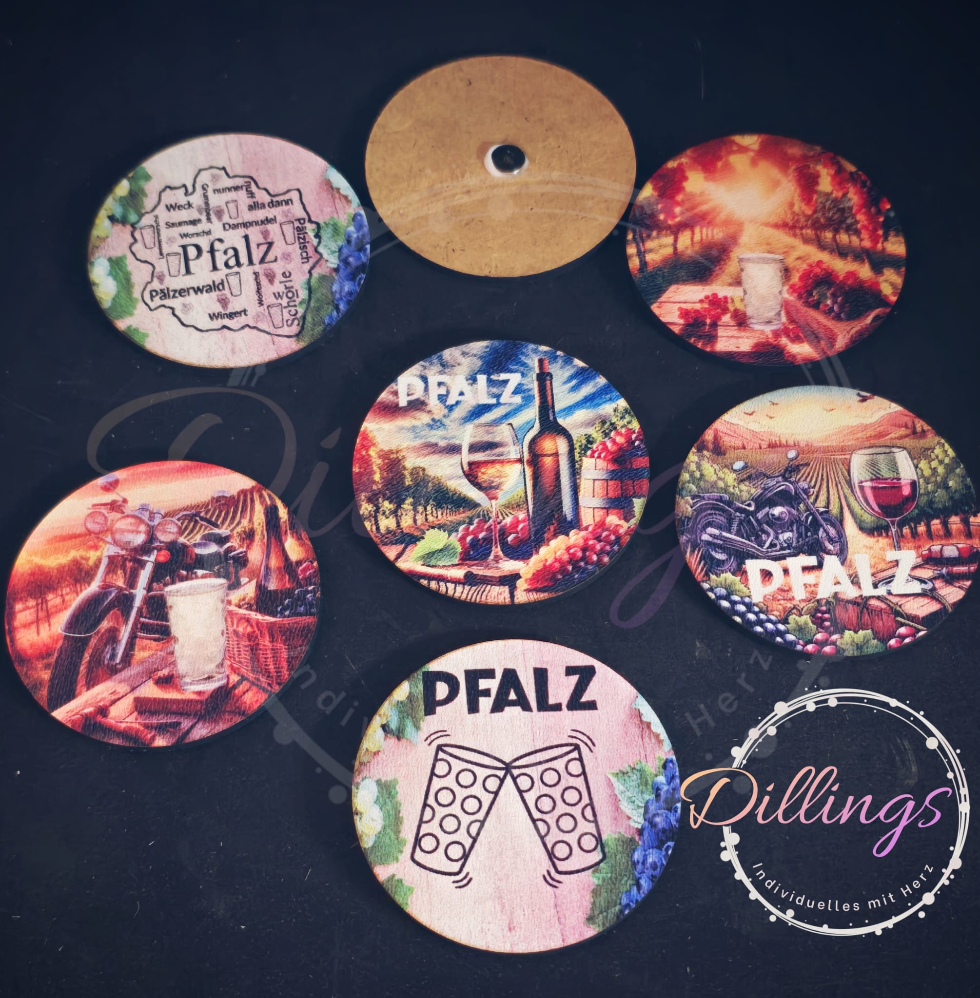 Magnet Pfalz Dubbeglas