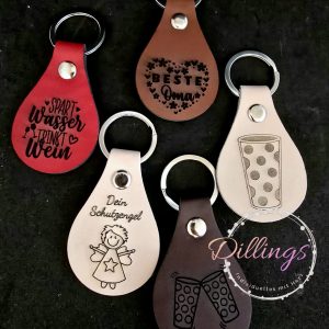 Schlüsselanhänger Leder