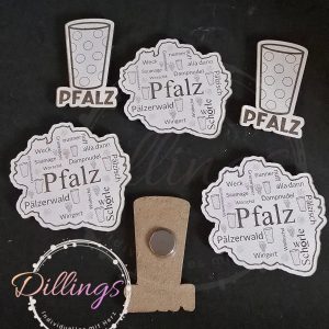 Magnet Pfalz Dubbeglas