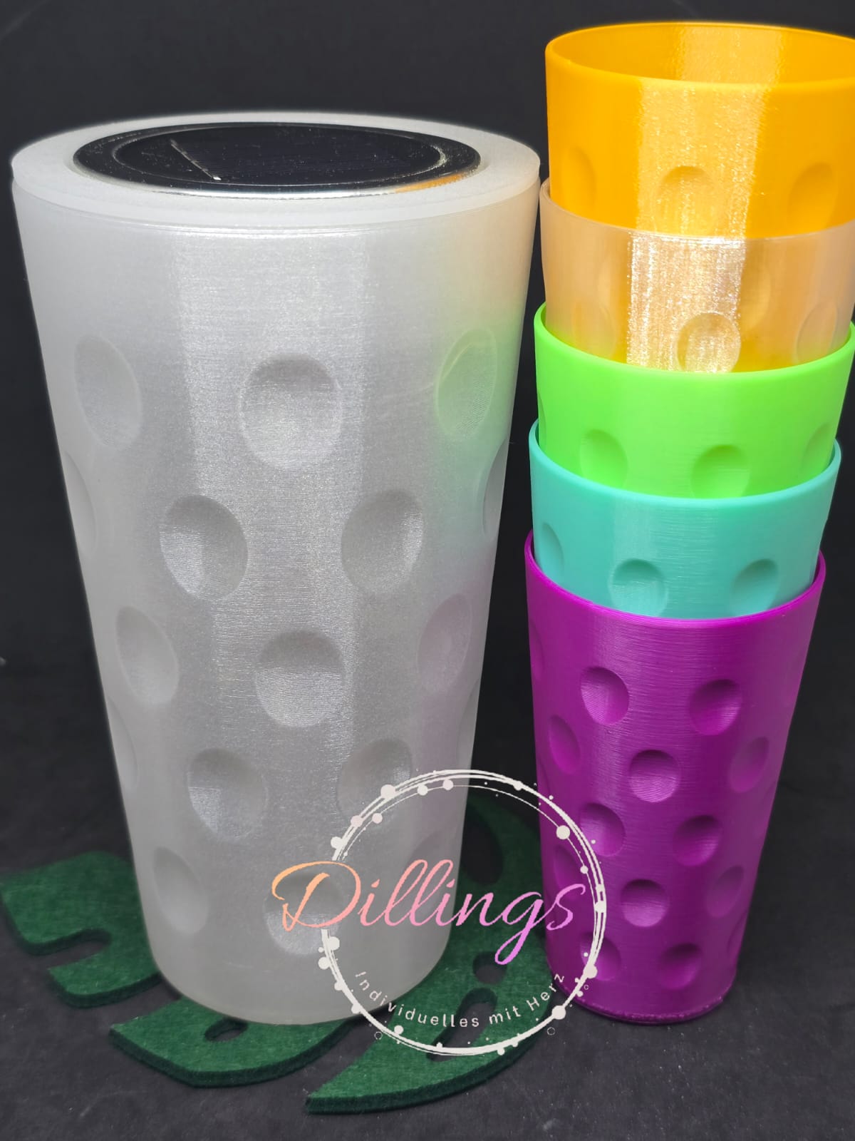 Dubbeglas Solarlampe