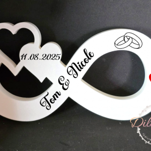 Unendlichkeitszeichen personalisiert