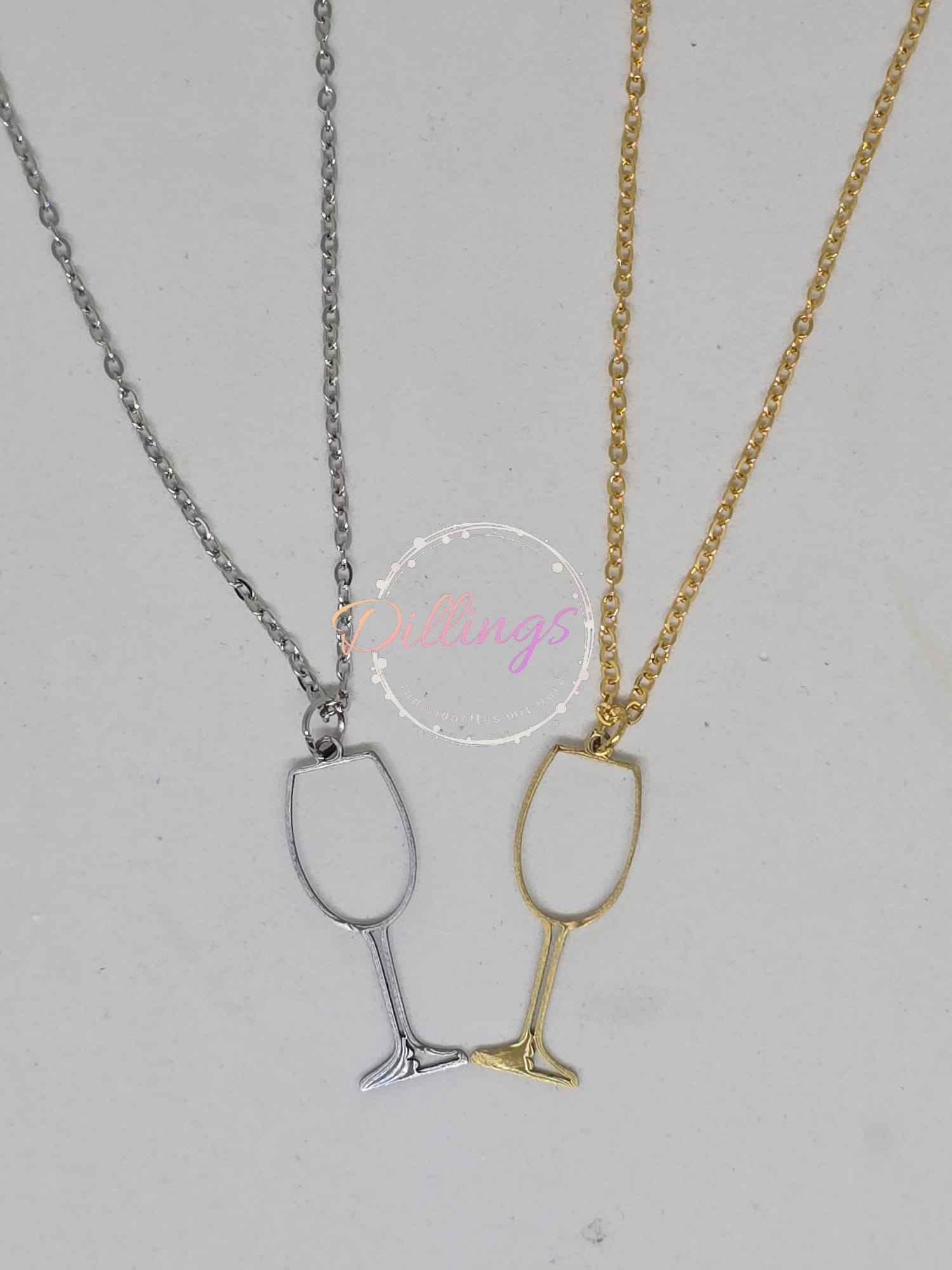 Kette Weinglas